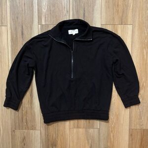 Lou & Grey women's 1/2 zip sweatshirt.  Size SP Small Petites Super Soft Cozy